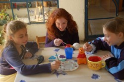 קייטנת ציור על כלי באורנמנט